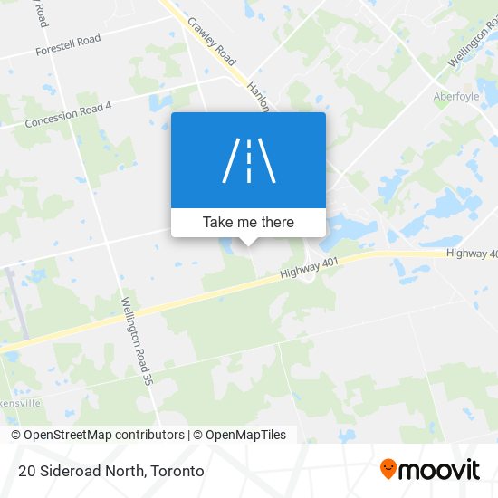 20 Sideroad North map