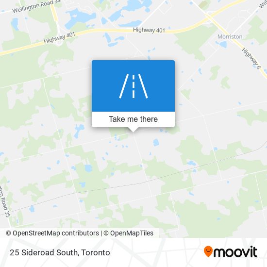 25 Sideroad South map