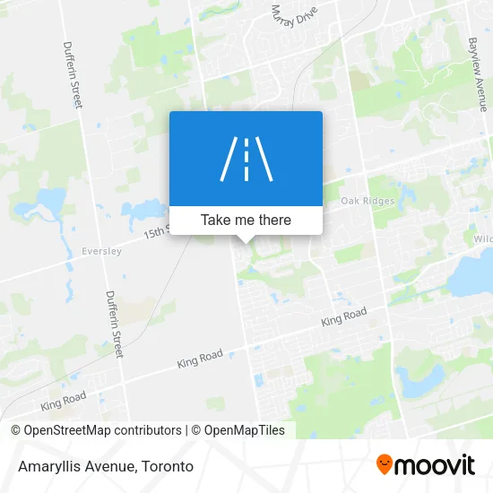 Amaryllis Avenue map