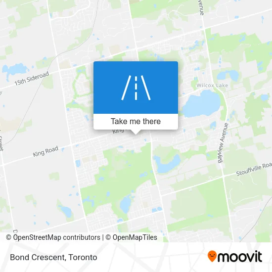 Bond Crescent map