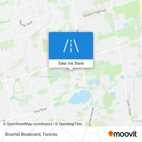 Briarhill Boulevard map