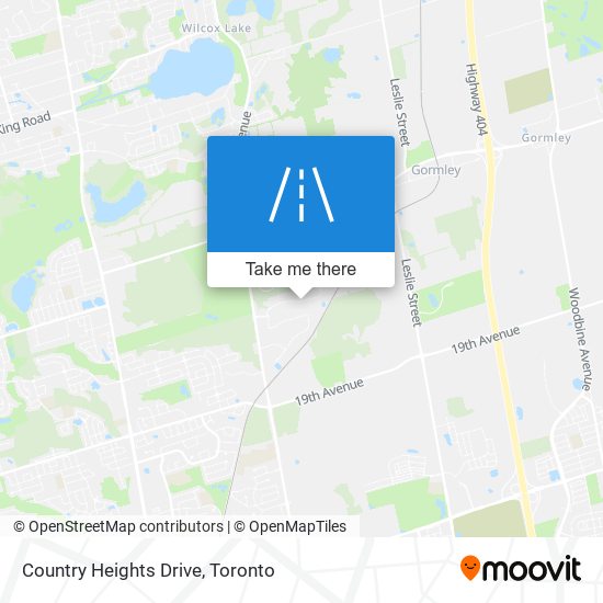 Country Heights Drive map