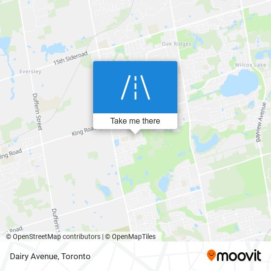 Dairy Avenue map