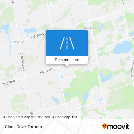 Glade Drive map