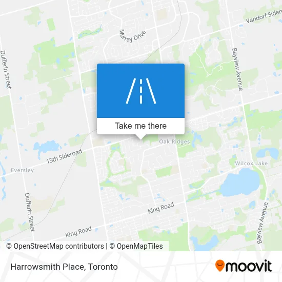 Harrowsmith Place map