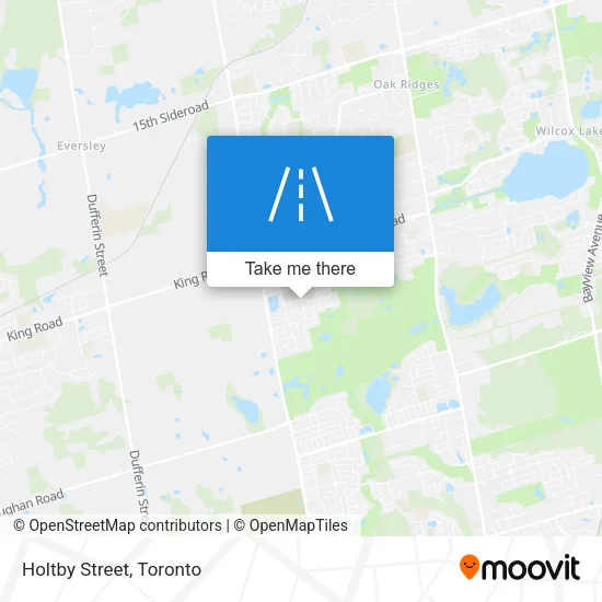 Holtby Street map
