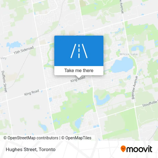 Hughes Street map