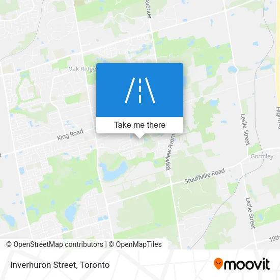 Inverhuron Street map