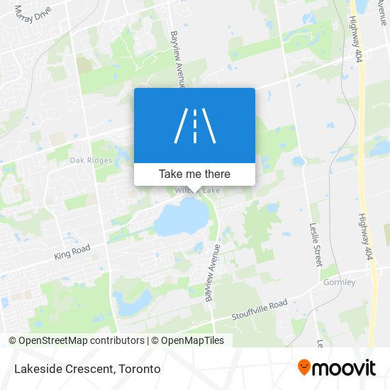 Lakeside Crescent map