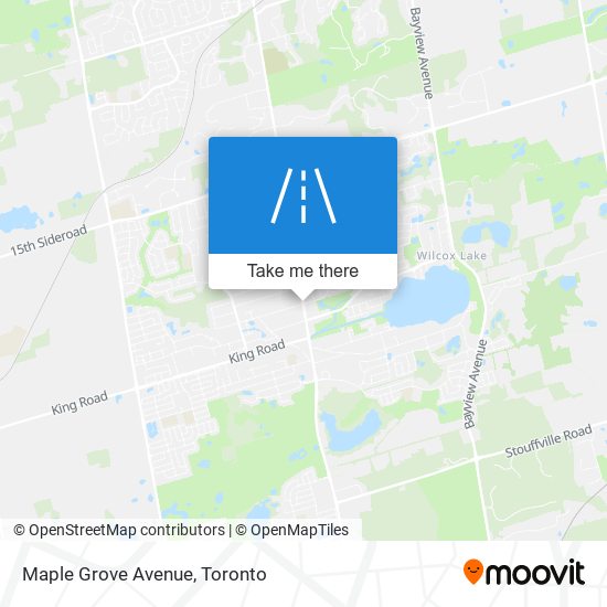 Maple Grove Avenue map