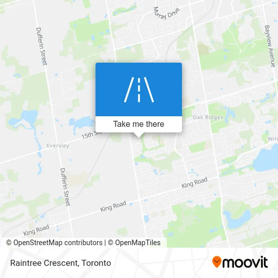 Raintree Crescent map