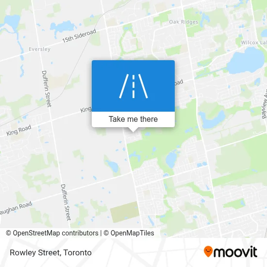 Rowley Street map