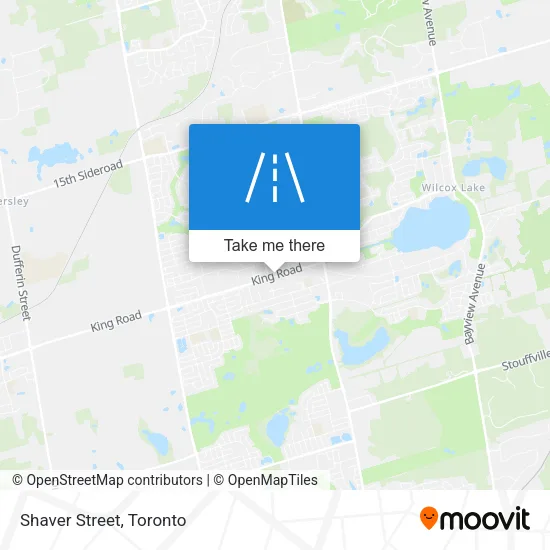 Shaver Street map