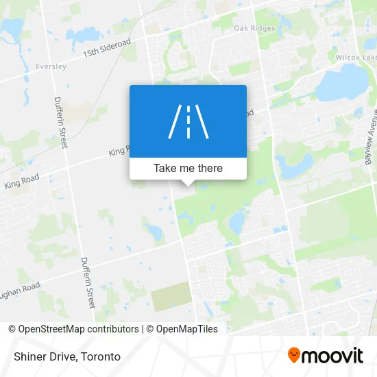 Shiner Drive map