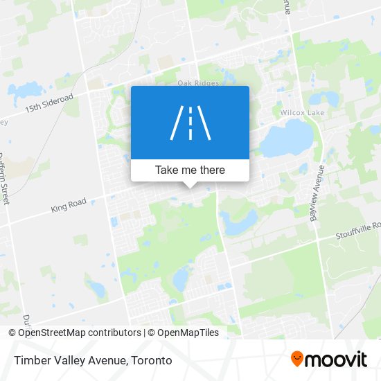 Timber Valley Avenue map