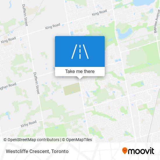 Westcliffe Crescent map