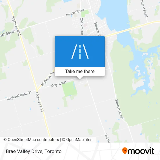 Brae Valley Drive map