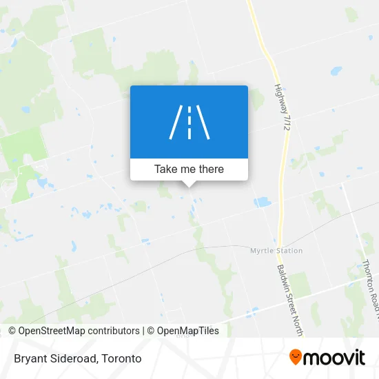 Bryant Sideroad map
