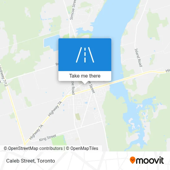 Caleb Street map