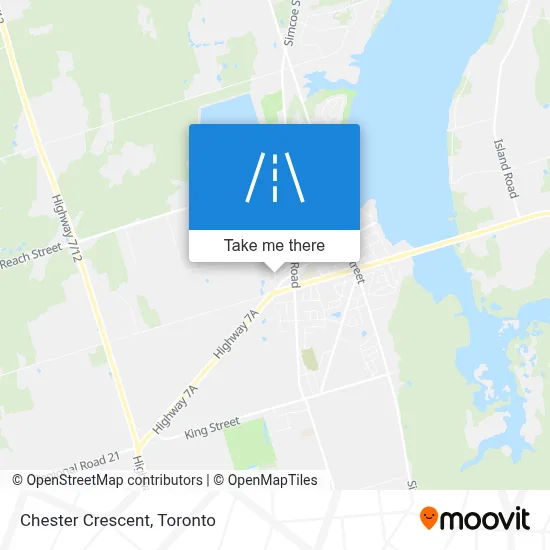 Chester Crescent map