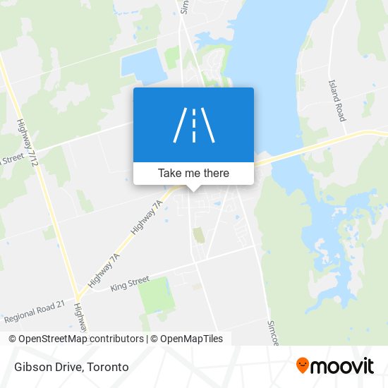 Gibson Drive map