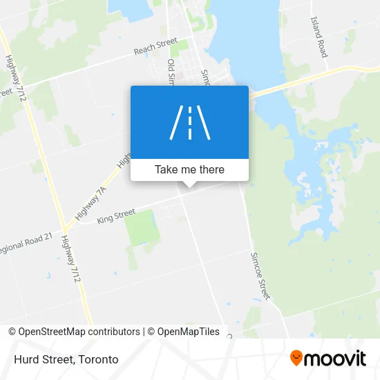 Hurd Street map