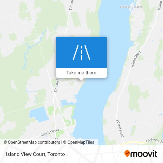 Island View Court map