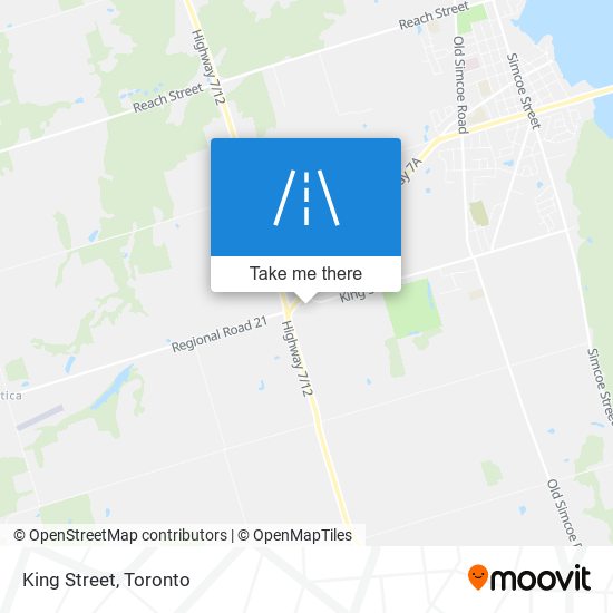 King Street map