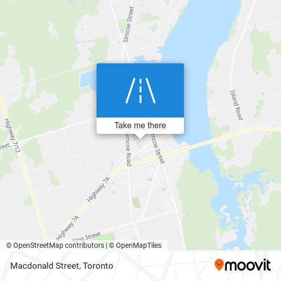 Macdonald Street map