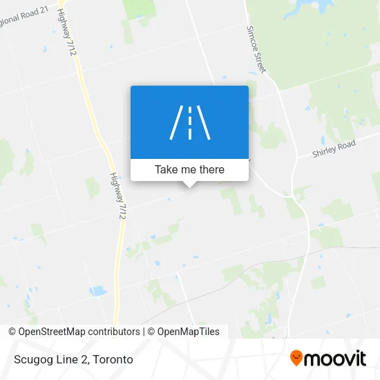 Scugog Line 2 map