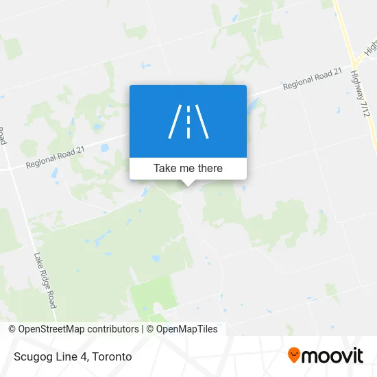Scugog Line 4 map
