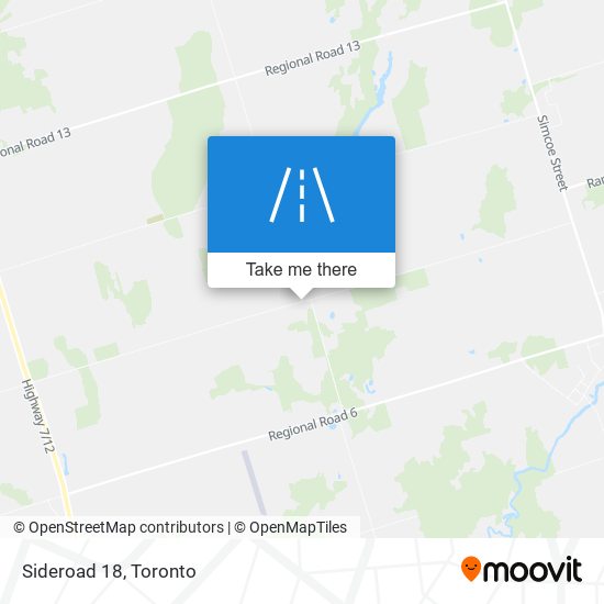 Sideroad 18 map