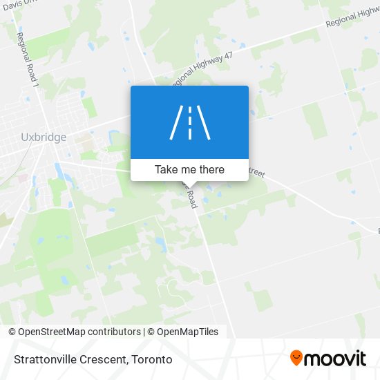 Strattonville Crescent map