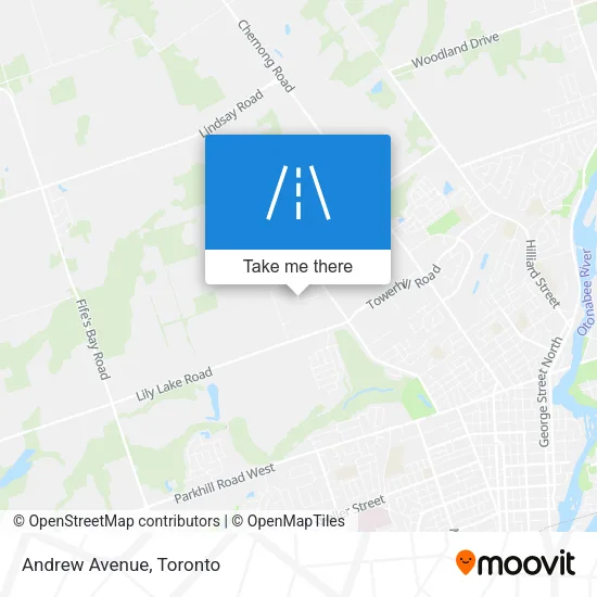 Andrew Avenue map