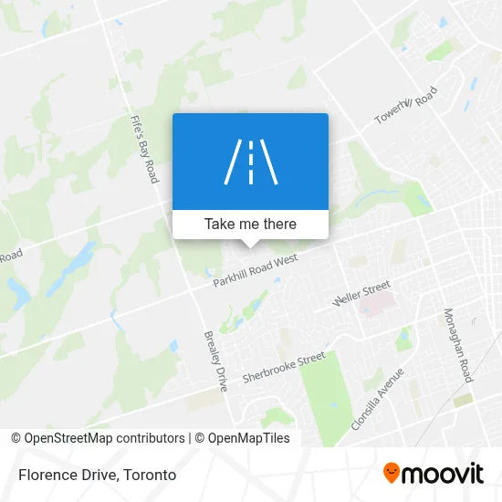 Florence Drive map