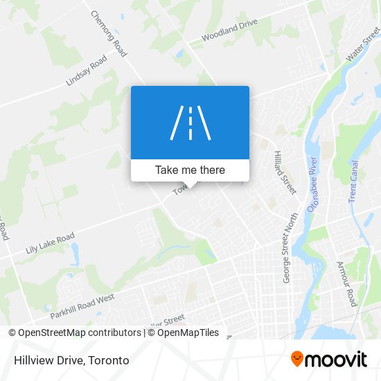 Hillview Drive map