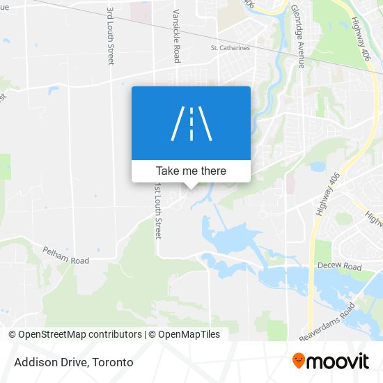 Addison Drive map
