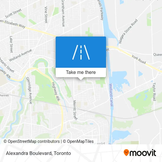 Alexandra Boulevard map