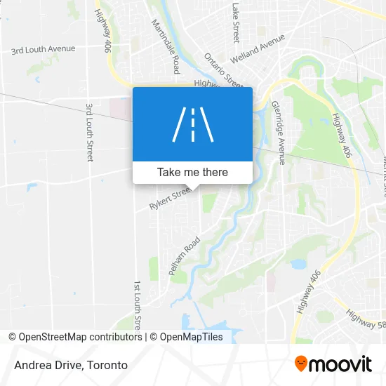 Andrea Drive map