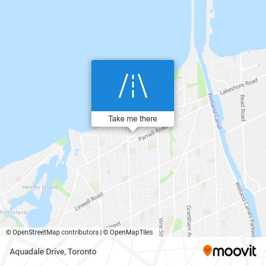 Aquadale Drive map