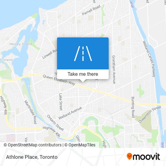 Athlone Place map