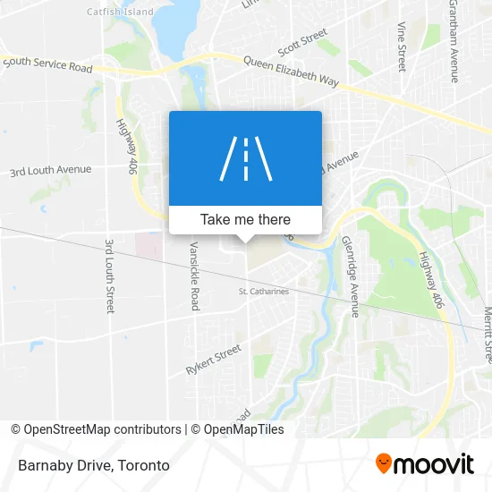 Barnaby Drive map
