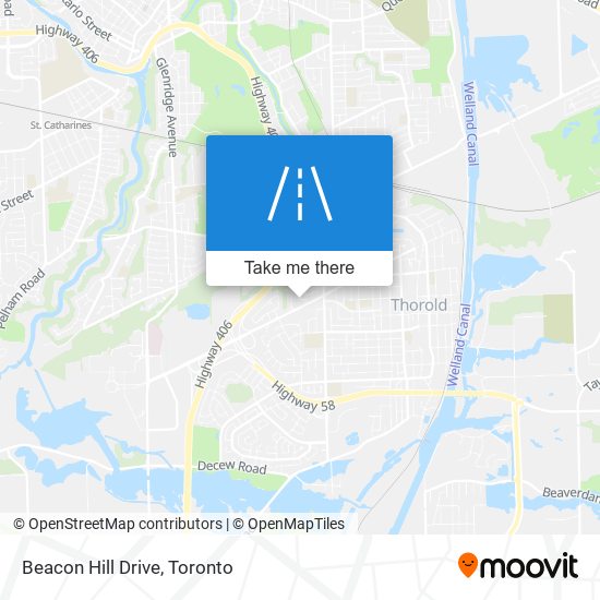 Beacon Hill Drive map