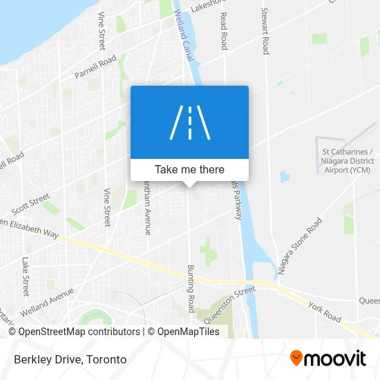Berkley Drive map
