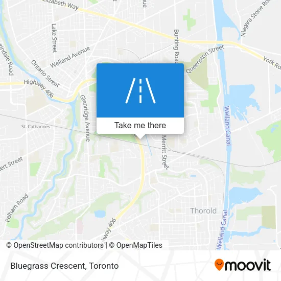 Bluegrass Crescent map