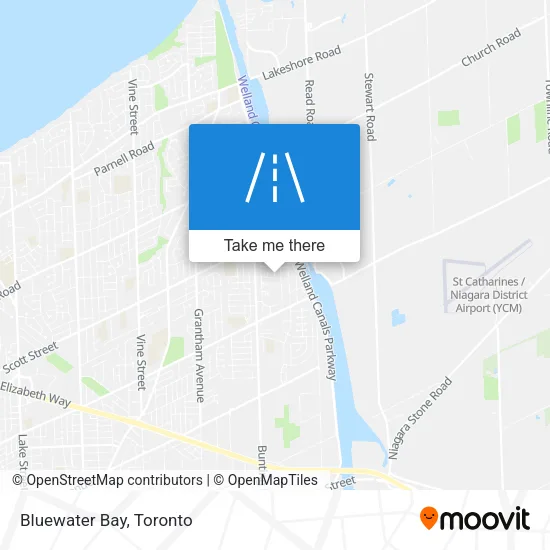Bluewater Bay map
