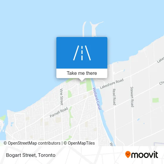 Bogart Street map