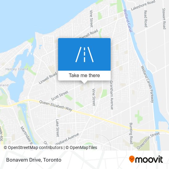 Bonavem Drive map