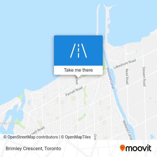 Brimley Crescent map