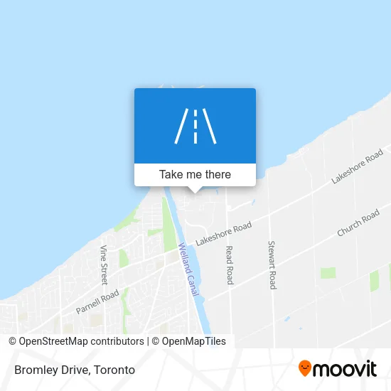 Bromley Drive map